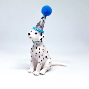 Sitting Dalmatian Puppy
