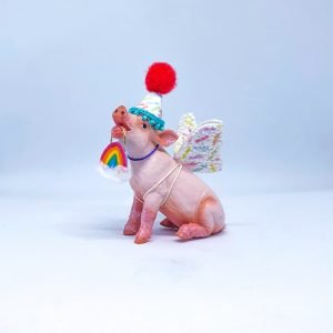 Limited Edition Rainbow Angel Piglet