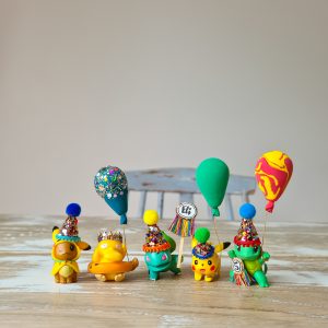 Set of 5 Miniature Pokemon Cake Toppers