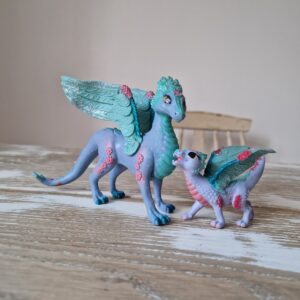 Schleich Mama Dragon and Baby Dragon Duo