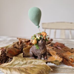 Limited Edition Autumn Woodland Brown Bear Cub